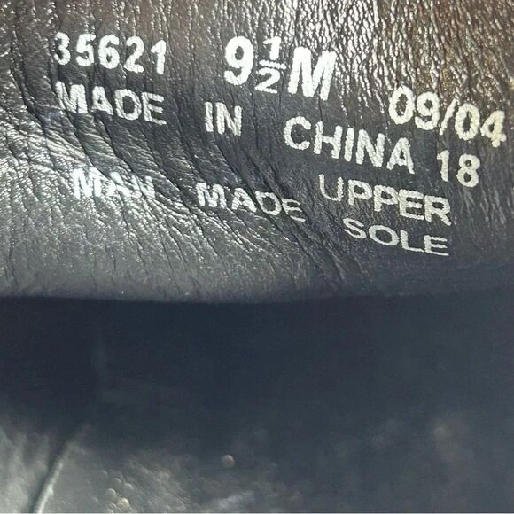 Clark’s Wallabees Stinson Hi black Canvas Chukka Boot Lace Up Shoe Mens Size 9.5 - Picture 8 of 10